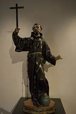 St. François d'Assise par Francisco Salzillo, XVIIIe siècle.