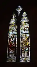 Vitrail représentant saint Pierre et saint Paul.