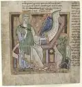 Miniature extraite d'une bible, Cleveland Museum of Art