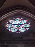 Saint-Luc et le taureau, croisée du transept