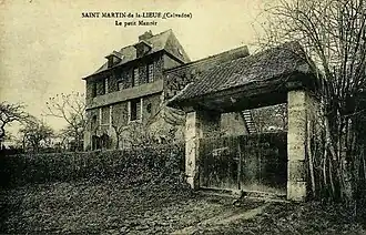 Le petit manoir sur une carte postale de la fin du XIXe&nbsp;siècle ou du début du XXe&nbsp;siècle.