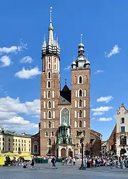 Vue depuis la Place du Marché.