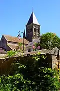 L'église Saint Menoux.