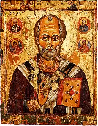 Icône de Nicolas du monastère de l'Esprit-Saint.