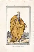 Saint Paul de Thèbes, gravure de 1838.