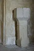 Le bénitier de Saint-Roch à Chalais.
