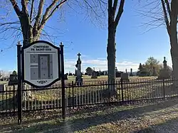 Cimetière de la paroisse catholique, boulevard Saint-Joseph, (Route 159).