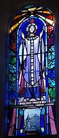 Vitrail de saint Vincent.
