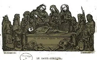 mise au tombeau.