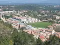 Vue du village depuis la croix (8 avril 2006).