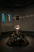 Tombeau du Père Alfred Pampalon dans la Basilique de Sainte-Anne-de-Beaupré