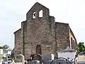 L'église Sainte-Bazeille (août 2012).
