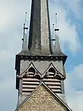 Église Sainte-Colombe : la chambre des cloches.