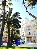 La façade Art déco de l'immeuble "Les Sirènes", bâti en 1929.