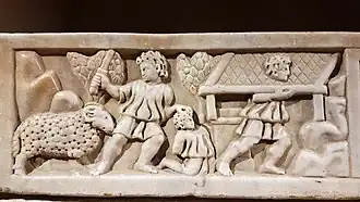 Le sacrifice d'Abraham et la guérison du Paralytique.