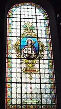 Vitrail représentant sainte Odile - Don de Pinel/Feld en 1894.