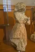 statue de sainte, XVe&nbsp;siècle,
