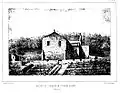 Façade sud du bâtiment conventuel (Digot et Chatelain, 1857).