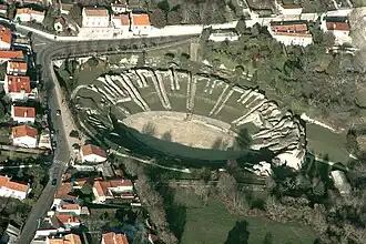 Vue aérienne.