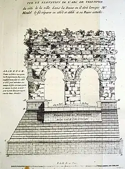 État avant restauration de 1666.