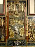 Compartiment central du retable.