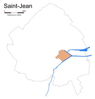 Localisation de Saint-Jean