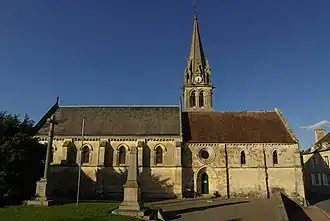L'église Saint-Laurent.