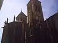 Chevet de la basilique gothique.