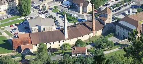 Vue du bâtiment depuis le fort Saint-André