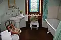Salle de bain du château de Montpoupon