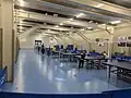 La salle de tennis de table
