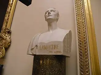 Buste de Lamartine.
