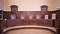 Salle d'audience solennelle Stendhal au palais de justice de Besançon.