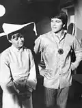 Avec Sally Field en 1968.