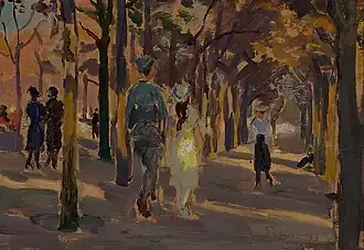 Au parc.