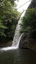 Chute d'eau dans les gorges de Santa Margarita