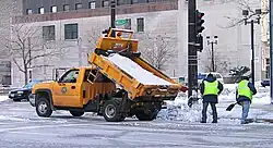 Camion à benne basculante à Milwaukee, Wisconsin