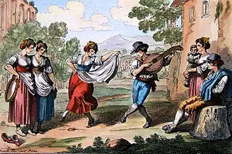 Saltarelle de Bartolomeo Pinelli.