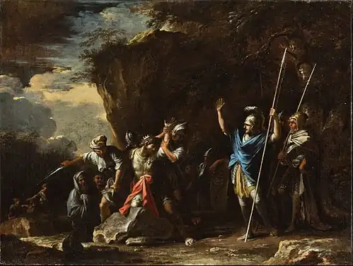 Le fils de Crésus et les Perses, 1663-1664Musée d'Adélaïde, Australie