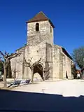 L'église Saint-Pierre, façade ouest.