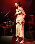 Samia en concert au théâtre El Rey de Los Angeles le 29 mars 2019.