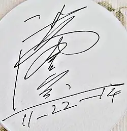 Signature de la personnalité