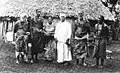 Mata'afa Iosefo et ses disciples, en 1902.