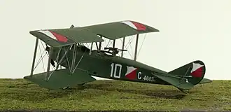 Vue de l'avion.