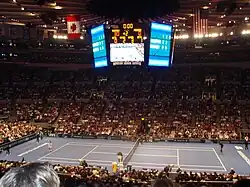 Tournoi de tennis.