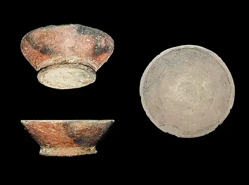 Céramique du Cambodge (âge du bronze), site préhistorique de Samrong Sen.