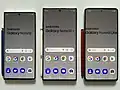 Galaxy Note 10 et Note 10 Lite (face avant)