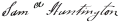 Signature de Samuel Huntington