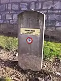Stèle au cimetière parisien d'Ivry