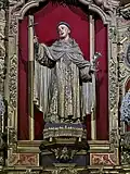 Saint Albert de Sicile, bois polychrome pour l'église de San Alberto (aujourd'hui dans l'église du Buen Suceso, Séville).
